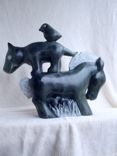gérard collas,sculpteur,animal