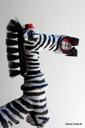 zebre,collas,assemblage,recyclage,art