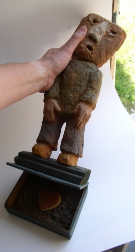 gérard collas -sculpteur-assemblage-art singulier-brique