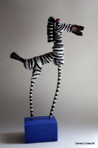 zebre,collas,assemblage,recyclage,art